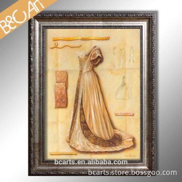 Most beautiful modern nobility skirt canvas oil painting skirt oil painting still life